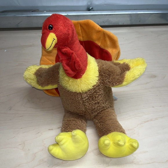 Build-A-Bear Plush Colorful BABW Turkey thanksgiving Tom - Picture 1 of 6